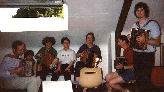 Atelier d'accordéon à Rédéné